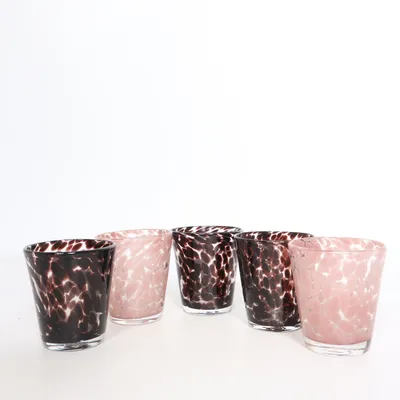Drinking glass (Brown, Multicolored) from Olsson & Jensen