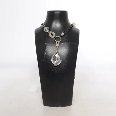 Necklace (Silver, Black, White) from Gemini Unknown metal