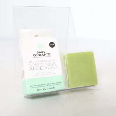 Soap bar (Multi-Functional Soap Sponge Aloe Vera) from Daily Concepts