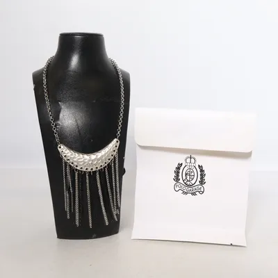 Ketting (Zilver, Zwart) van Pologarage Onbekend materiaal