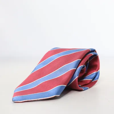 Cravate (Rouge, Bleu) de Pal Zileri Soie