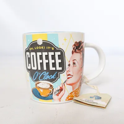Mug (White, Multicolored) from Nostalgic Art
