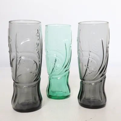 Drinkglas (Grijs, Groen, Meerkleurig) van Coca Cola