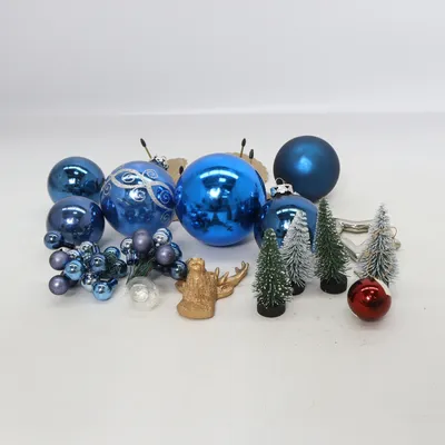 Kerstversiering (Blauw)