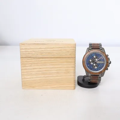 Armbandsur (Brun, Blå) från Holzkern
