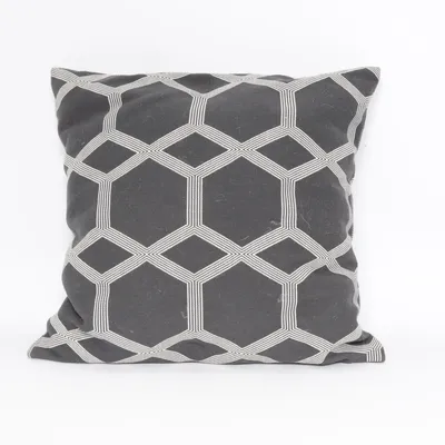 Prydnadskudde (Grå) från Oeko-tex Polyester