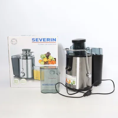Juice centrifuge (Black, Silver) from Severin