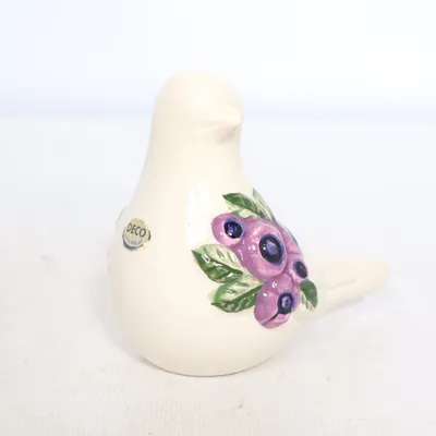 Figurine en porcelaine (Blanc, Violet, Vert) de Deco
