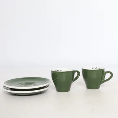 Tasse à espresso (Vert, Blanc) de Zoega's