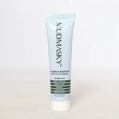 Ansigstmaske (Vitamin-A Booster Blue Clay Mask) fra Mudmasky