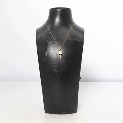 Halsband (Guldfärgad) Rostfritt stål, Guldpläterad