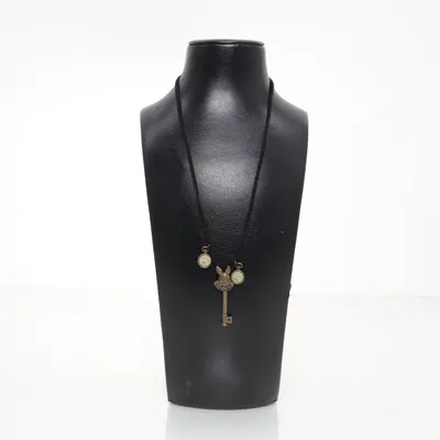 Necklace (Black, Gray) Unknown metal