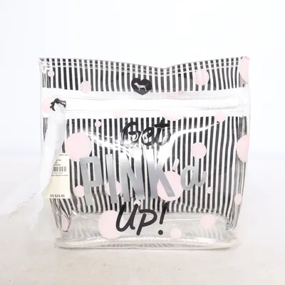 Toilet bag (Transparent, Pink, Black) from Pink Victoria's Secret