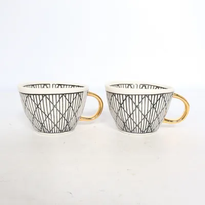 Mok (Wit, Zwart, Goud) van Form Living