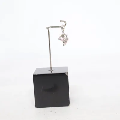 Berlock (Silverfärgad, Rosa) Silver