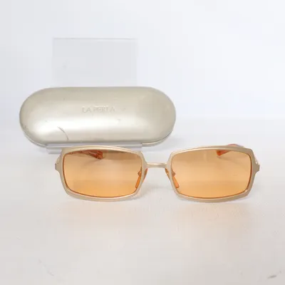 Sonnenbrille (Gold, Orange) von La Perla
