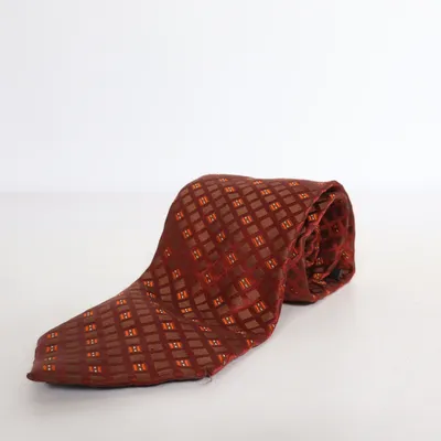 Cravate (Rouge, Marron) de Guy Laroche Soie