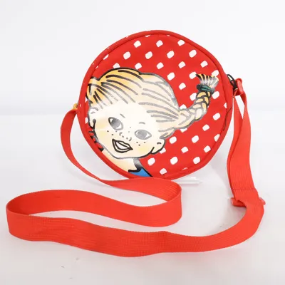 Axelremsväska (Röd, Flerfärgad) från Pippi Långstrump