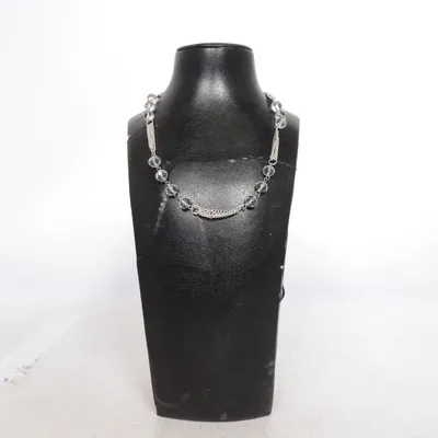 Halsband (Silverfärgad, Transparent) från Nora Okänd metall