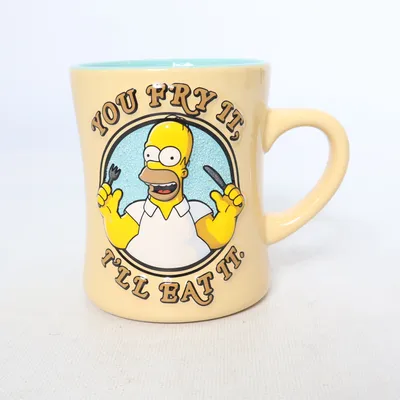 Mugg (Beige, Blå, Flerfärgad) från The Simpsons
