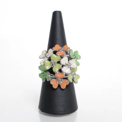Ring (Zilver, Meerkleurig) Onbekend materiaal