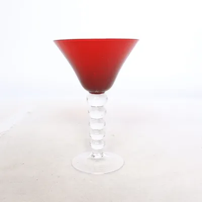 Cocktailglas (Röd)