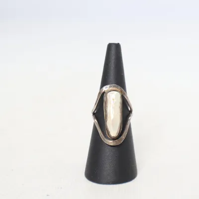 Ring (Silver, White) from Sterling Unknown metal