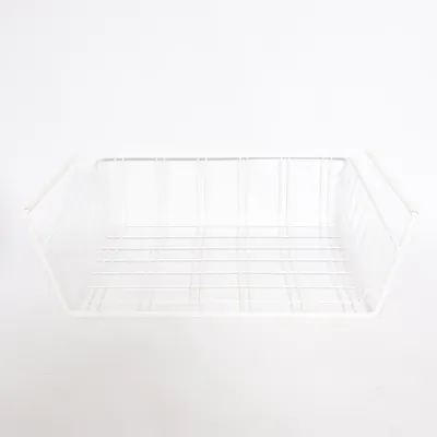 Hylder (Hängekorb aus Metall für Küche, Speisekammer, Büro, Bücherregal, Schrank, Schränke, Badezimmer)