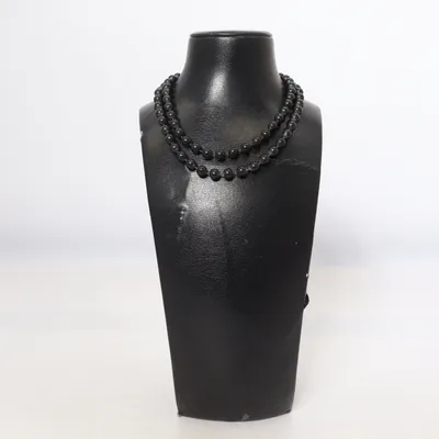 Halskette (Schwarz) Unbekanntes Metall