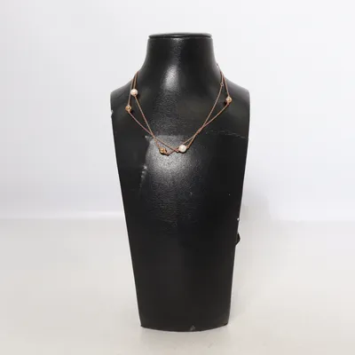 Necklace (Gold, White) from Pandora Silver
