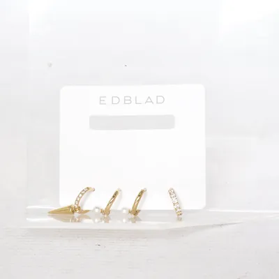 Örhängen (Peak One Hoops Sirius Gold) från Edblad Okänd metall