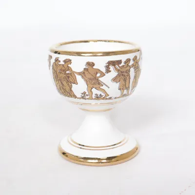 Eierdop (Grekland Neofitou 24 kt guld äggkopp) van Neofitou Keramik