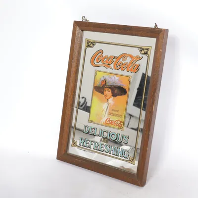 Spegel (Flerfärgad) från Coca Cola