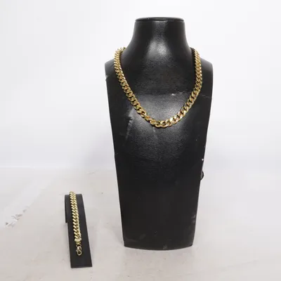 Jewelry set (Gold) from Muli Unknown metal