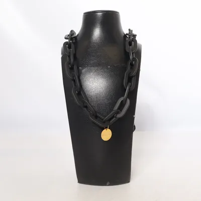 Necklace (Black) from By Jolima Unknown metal