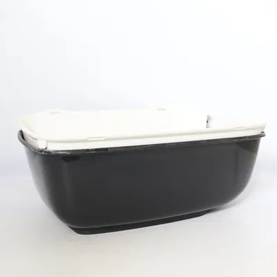 Bac à litière (Blanc, Gris)