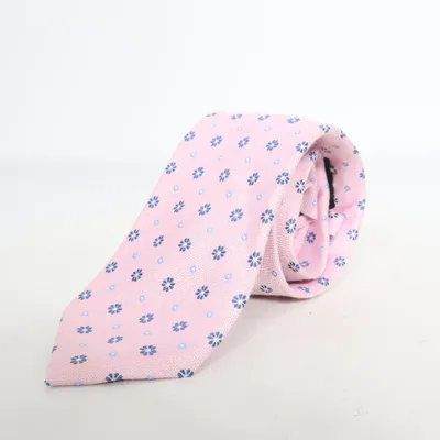 Stropdas (Roze, Blauw) van Christensen Katoen, Linnen, Zijde