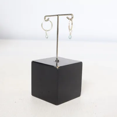 Boucles d'oreilles (Argent, Bleu) de Othmar Métal inconnu