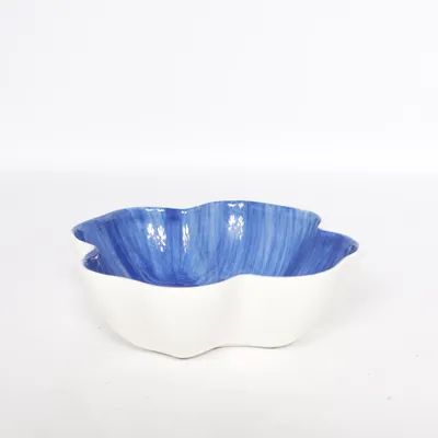 Serveringsskål (Blå, Hvid) fra Bruka Design