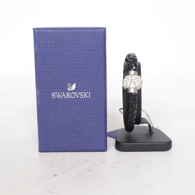 Armband (Svart, Silverfärgad) från Swarovski Okänd metall