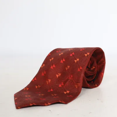 Cravate (Rouge, Multicolore) de Marja Kurki Soie