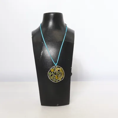 Ketting (Blauw, Groen, Zilver) van Barcelona Onbekend materiaal
