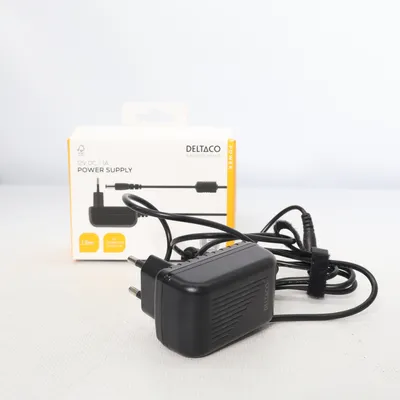 Computer charger (Black) from Deltaco