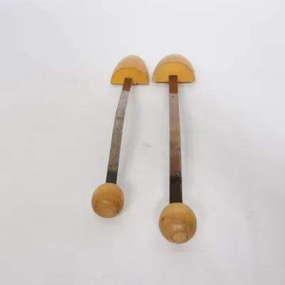 Skoblock (Brun, Silverfärgad)