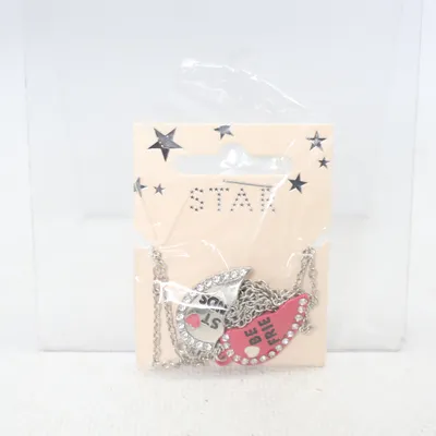 Ketting (Zilver, Roze) van Star Onbekend materiaal
