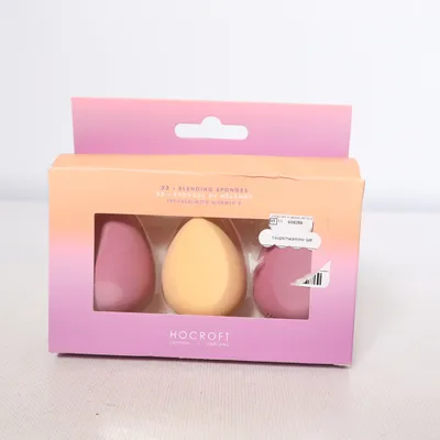 Éponge à maquillage (Violet, Jaune, Multicolore) de Foxcroft