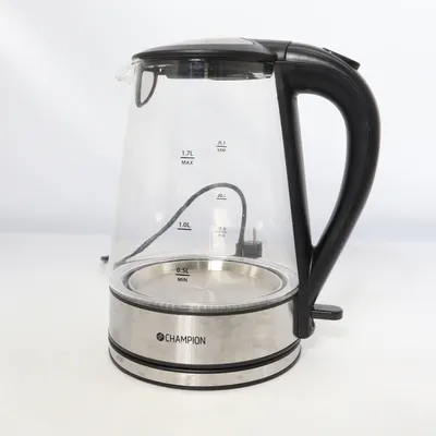 Electric kettle (Black, Silver) from Champion