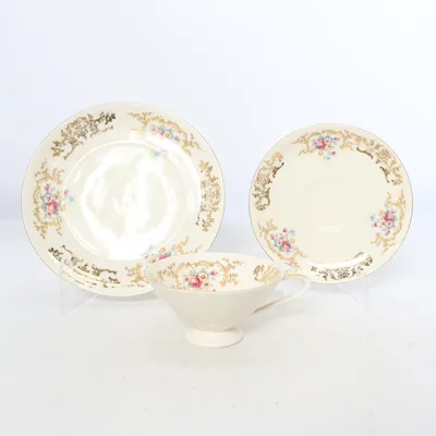 Ensemble de vaisselle (Blanc, Or, Multicolore) de Hutschenreuther