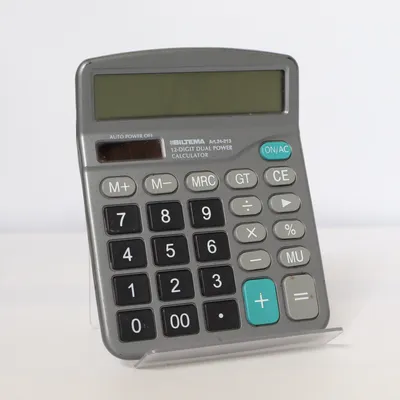 Rekenmachine (12-Digit Dual Power Calculator) van Biltema