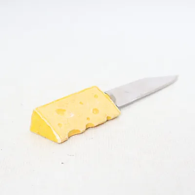 Cheese knife (Yellow, Silver)